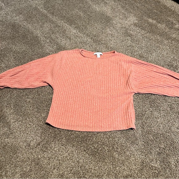 Small Forever 21 ribbed long sleeve shirt - Picture 1 of 4